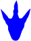 Icono Azul Oscuro Mundo Prehistórico