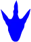 Icono Azul Oscuro Mundo Prehistórico